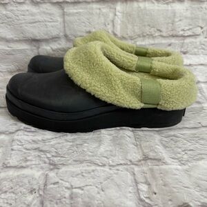 Hunter Play Sherpa Insulated Clog Black Size 9 Womens black light green